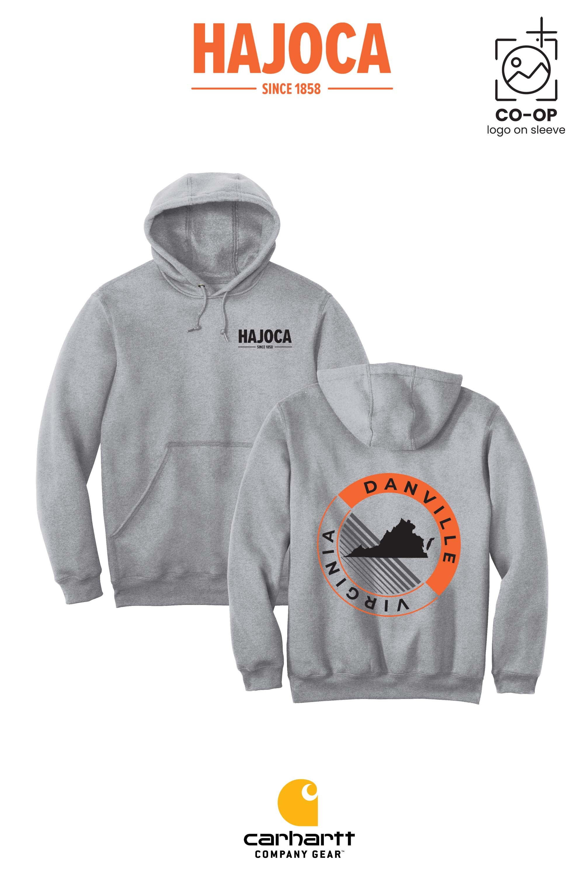 Carhartt® Midweight Hooded Sweatshirt - HAJOCA - DANVILLE