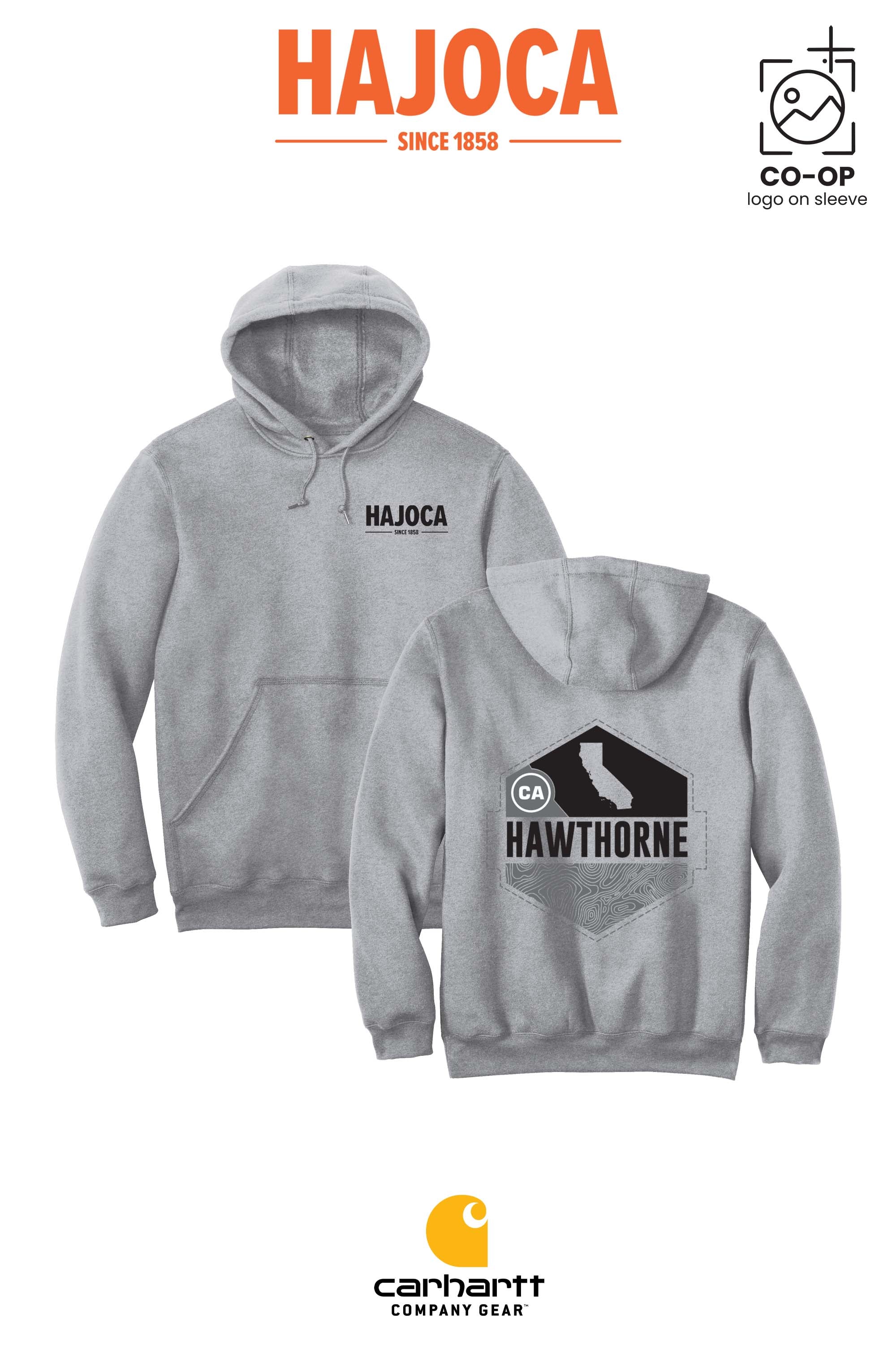 Carhartt® Midweight Hooded Sweatshirt - HAJOCA - HAWTHORNE