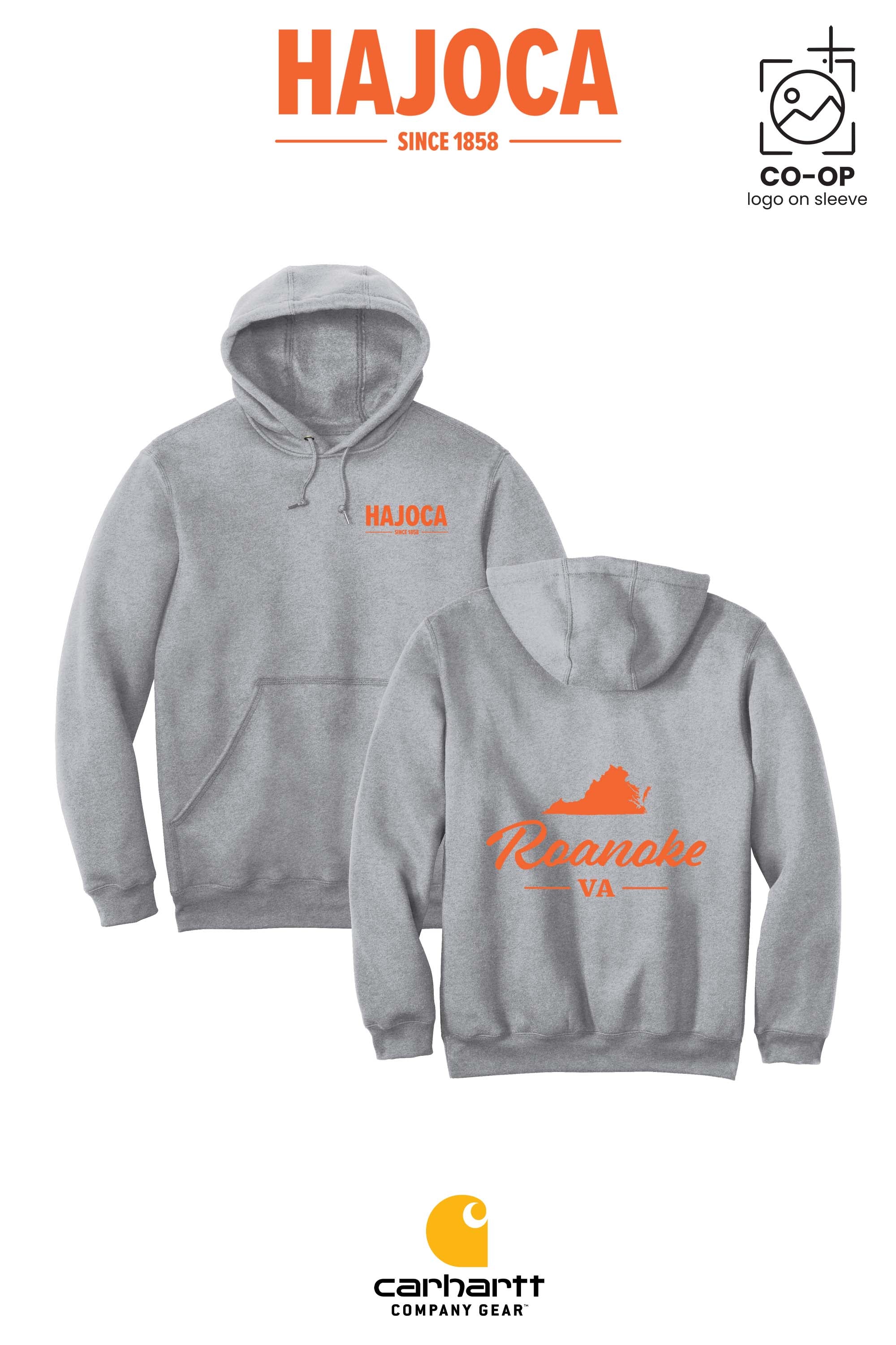 Carhartt® Midweight Hooded Sweatshirt - HAJOCA - ROANOKE