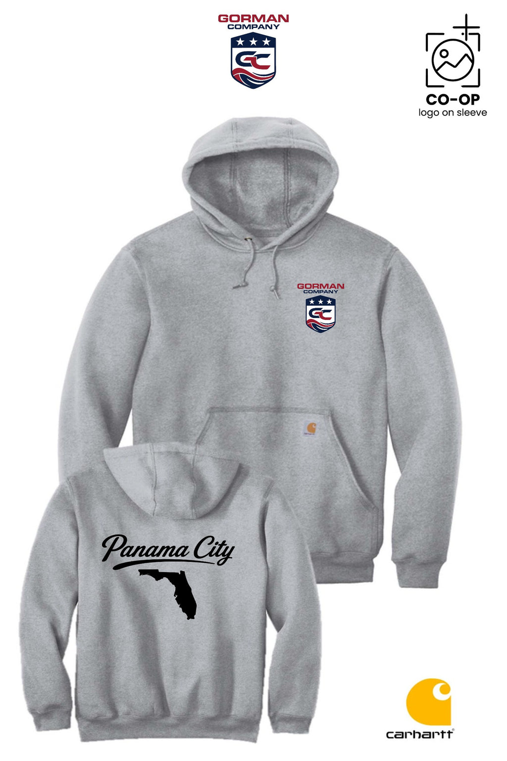 Carhartt® Midweight Hooded Sweatshirt - GORMAN CO - PANAMA CITY