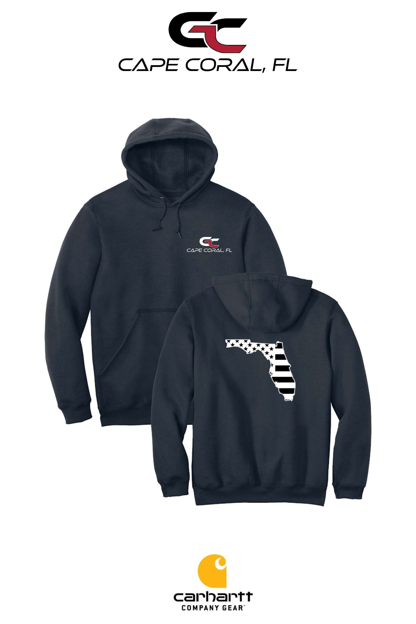 Carhartt® Midweight Hooded Sweatshirt - GORMAN CO - CAPE CORAL