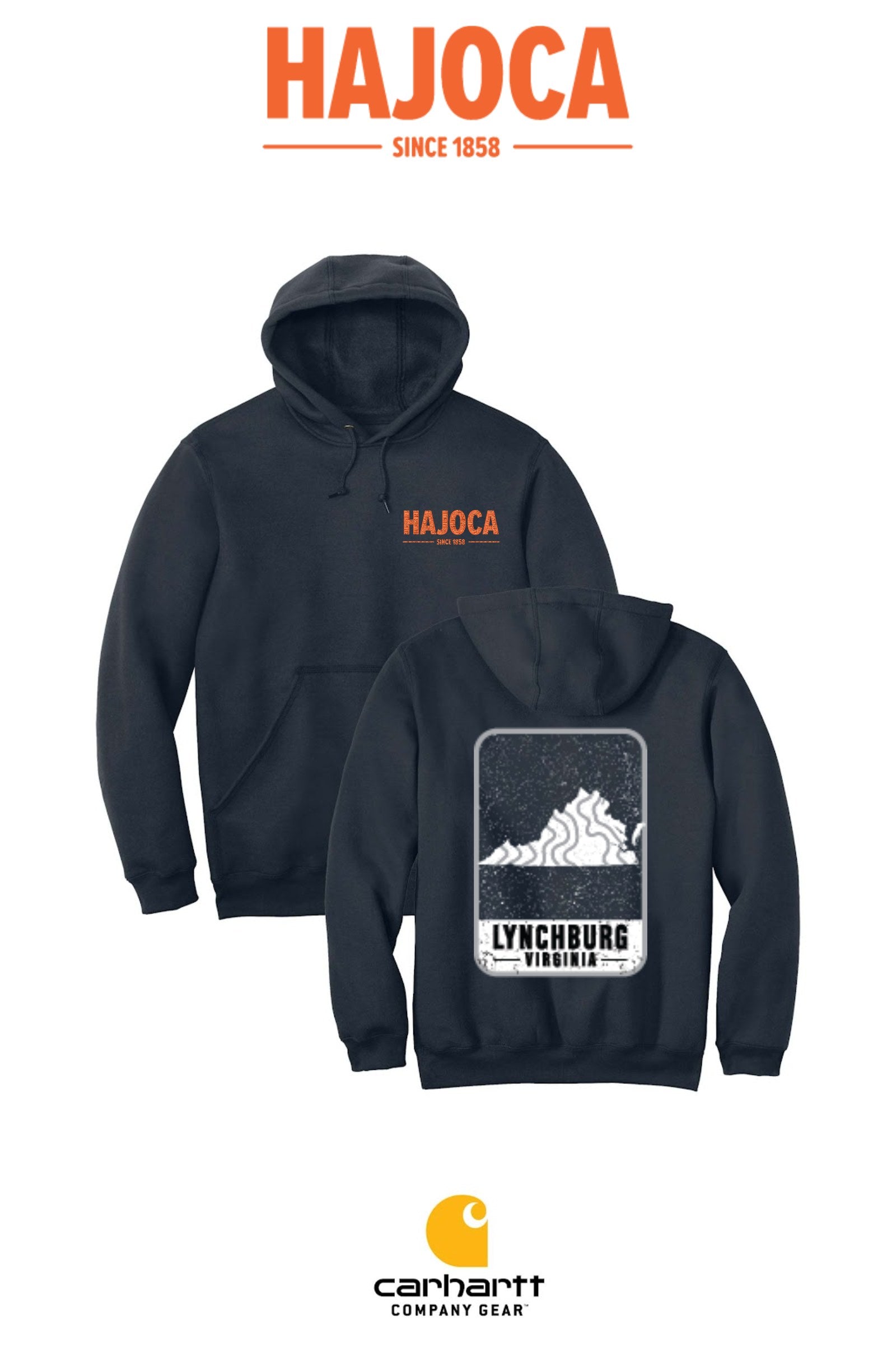 Carhartt® Midweight Hooded Sweatshirt - HAJOCA - LYNCHBURG