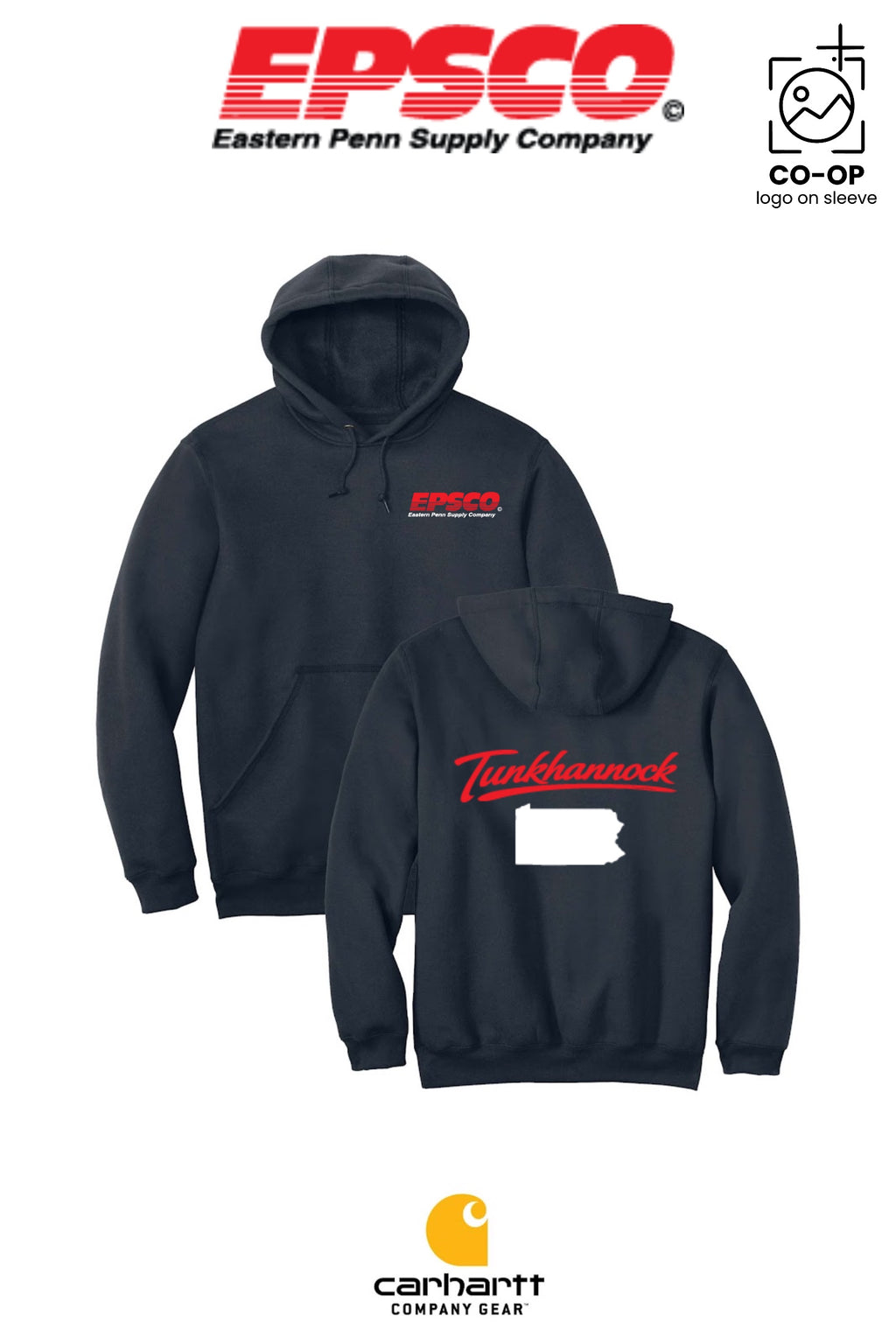 Carhartt® Midweight Hooded Sweatshirt - EPSCO - TUNKHANNOCK