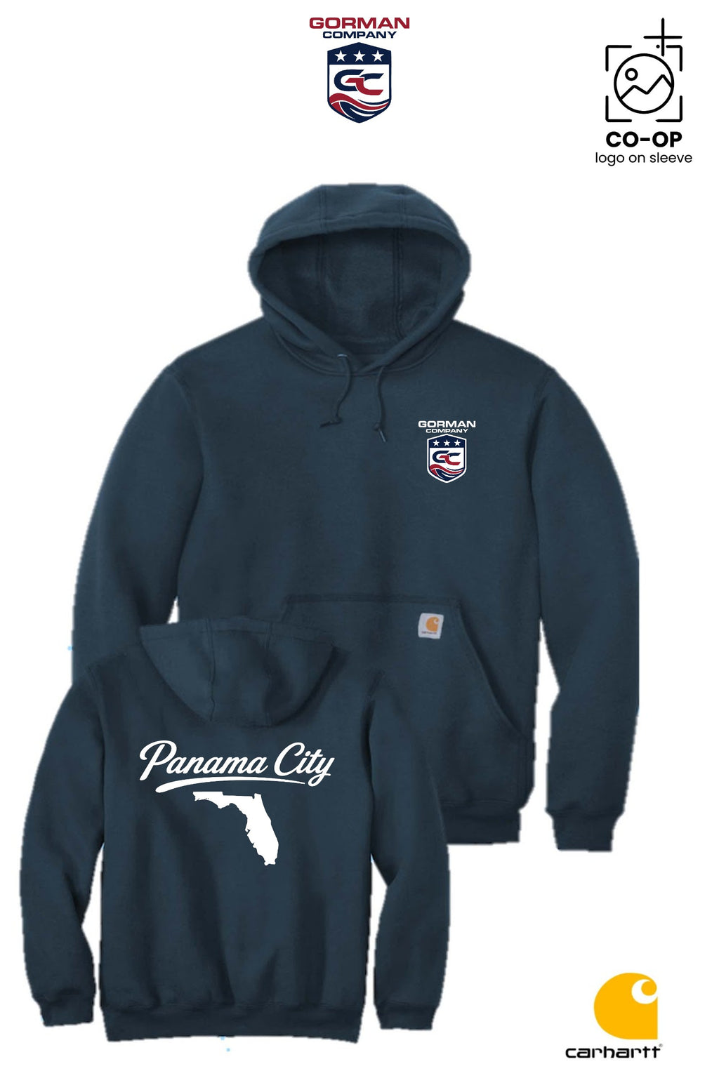 Carhartt® Midweight Hooded Sweatshirt - GORMAN CO - PANAMA CITY