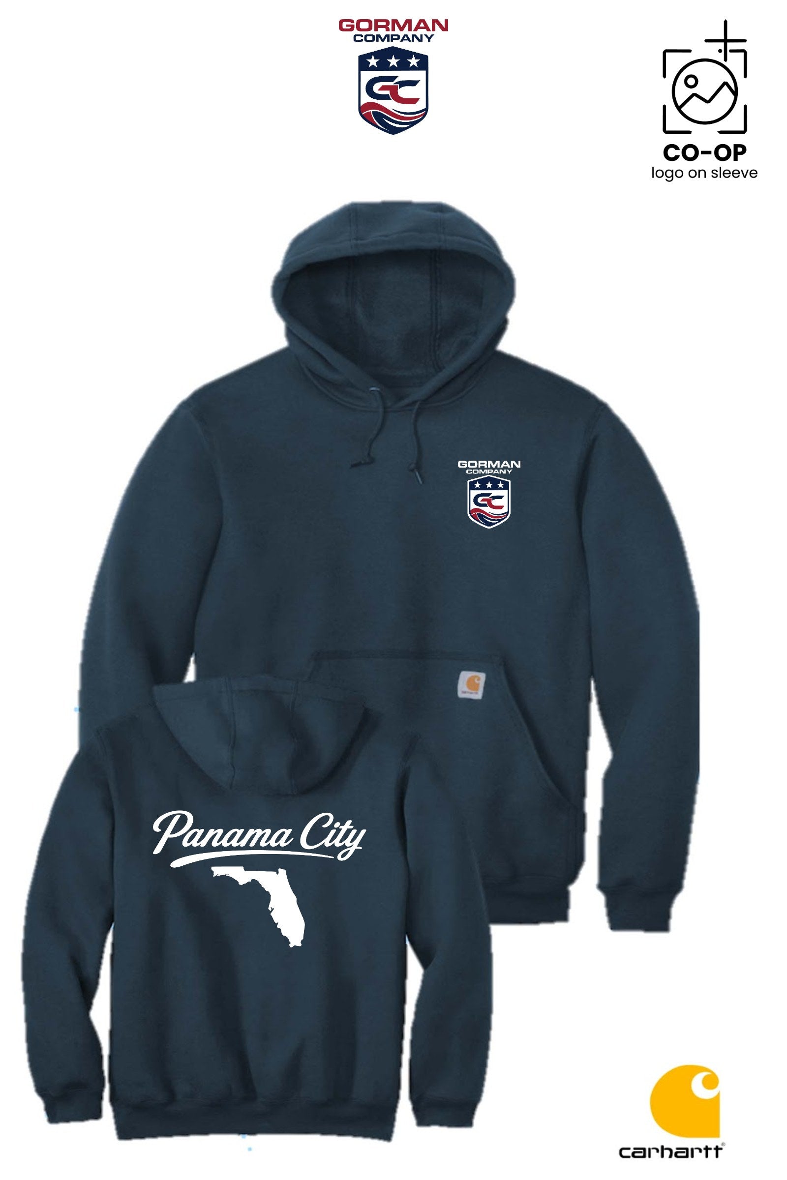 Carhartt® Midweight Hooded Sweatshirt - GORMAN CO - PANAMA CITY