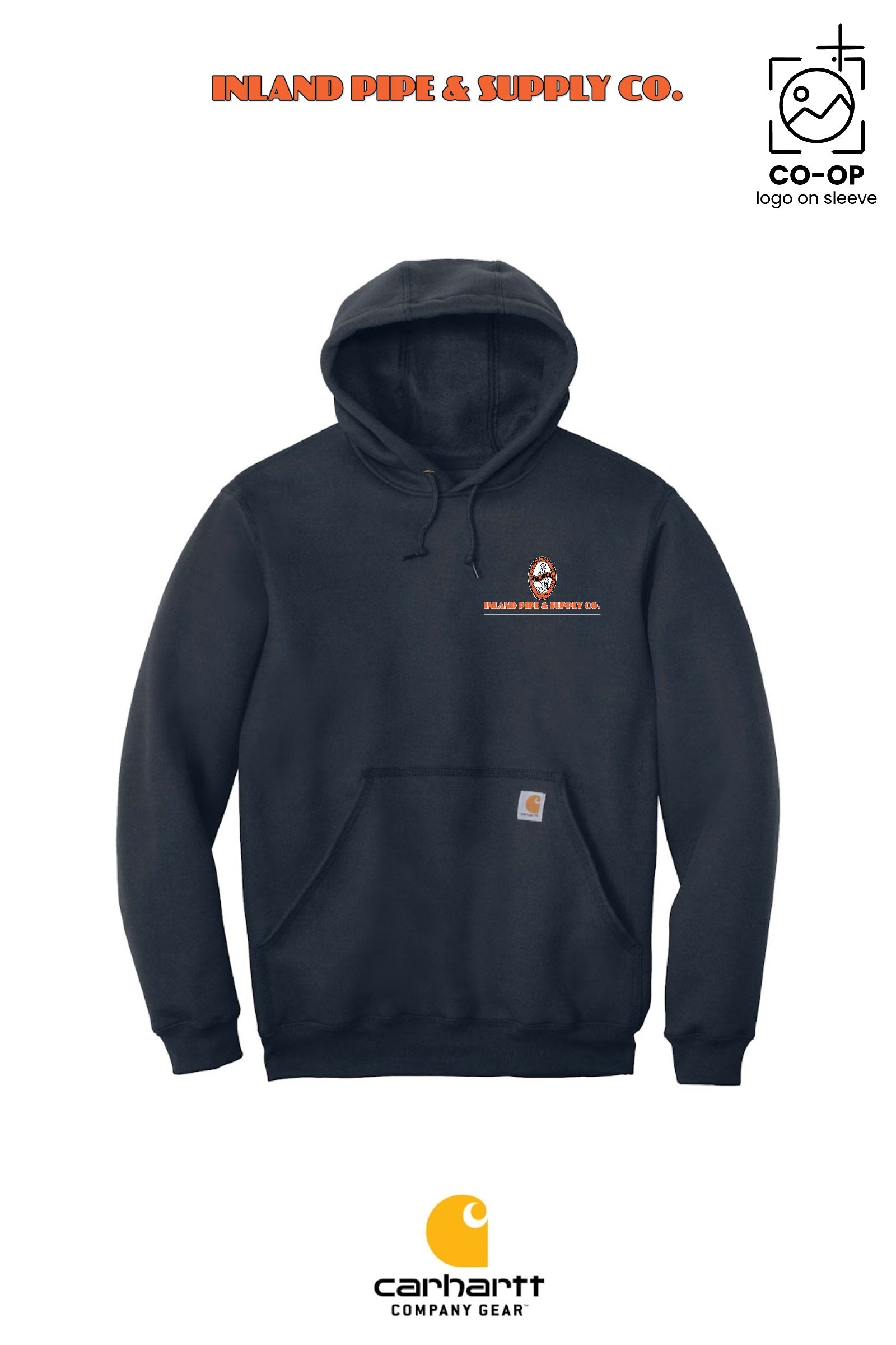 Carhartt® Midweight Hooded Sweatshirt - INLAND PIPE AND SUPPLY