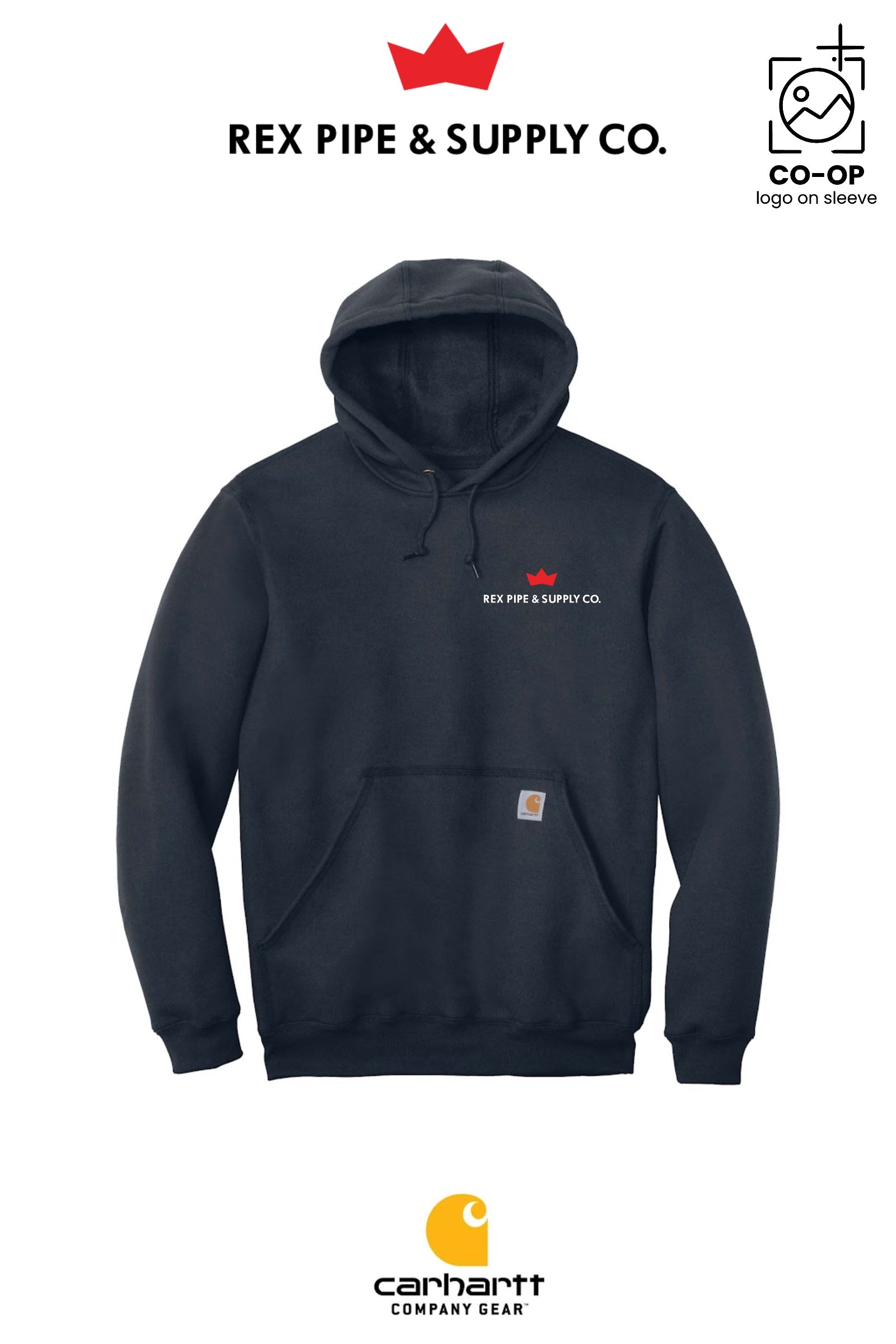 Carhartt® Midweight Hooded Sweatshirt - REX PIPE AND SUPPLY