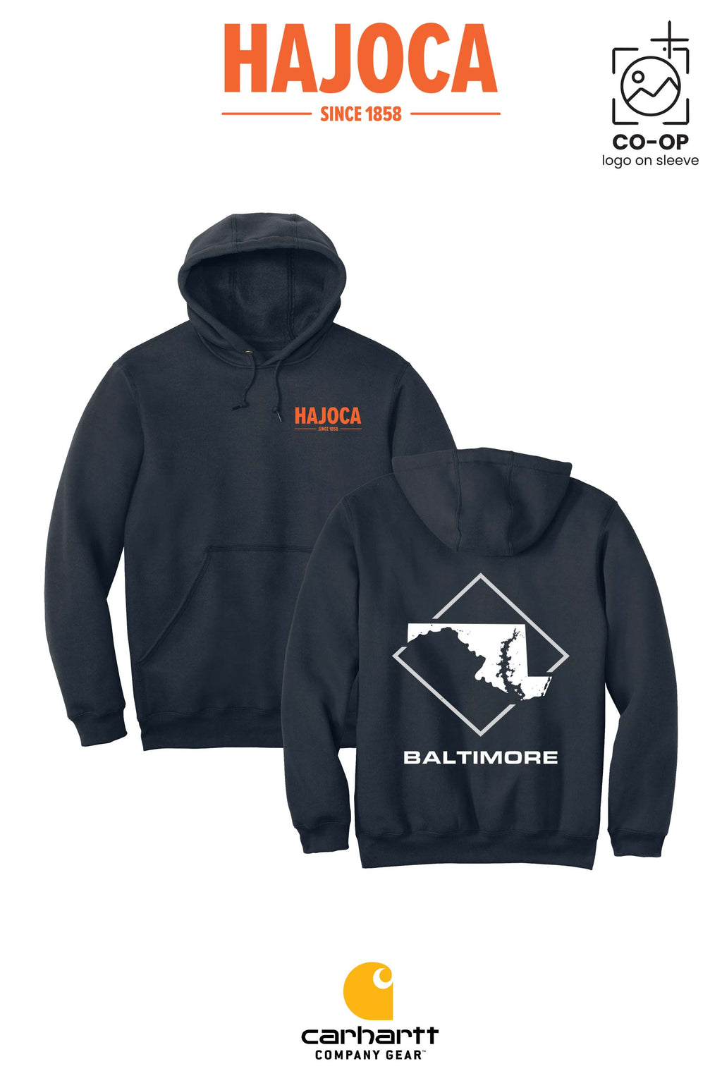 Carhartt® Midweight Hooded Sweatshirt - HAJOCA - BALTIMORE