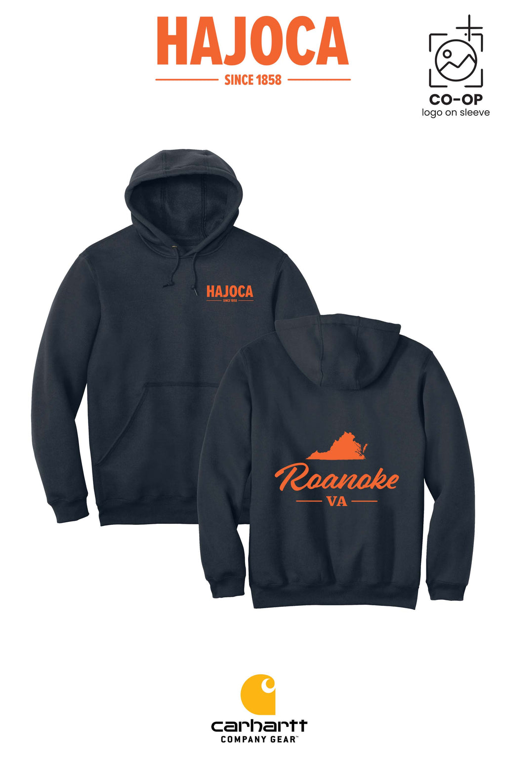 Carhartt® Midweight Hooded Sweatshirt - HAJOCA - ROANOKE
