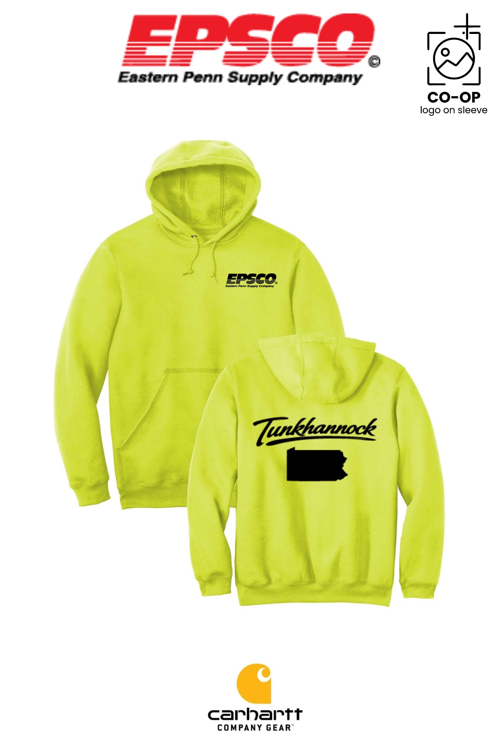 Carhartt® Midweight Hooded Sweatshirt - EPSCO - TUNKHANNOCK