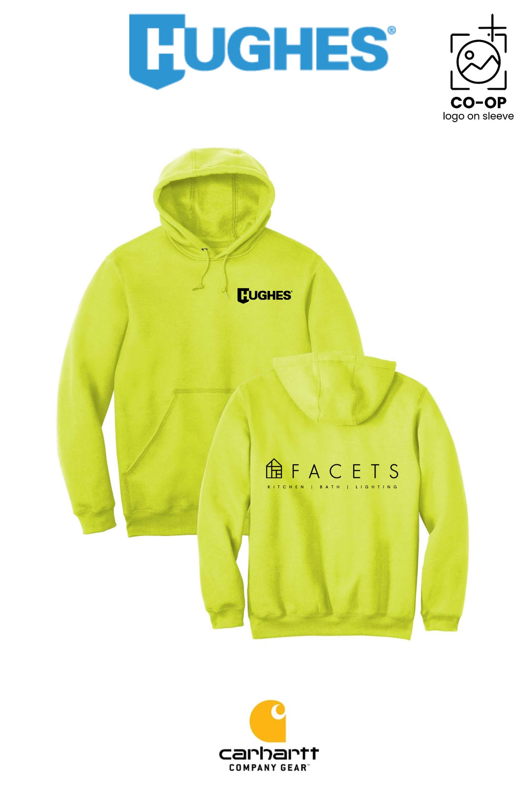 Carhartt® Midweight Hooded Sweatshirt - HUGHES SUPPLY - HUNTERSVILLE
