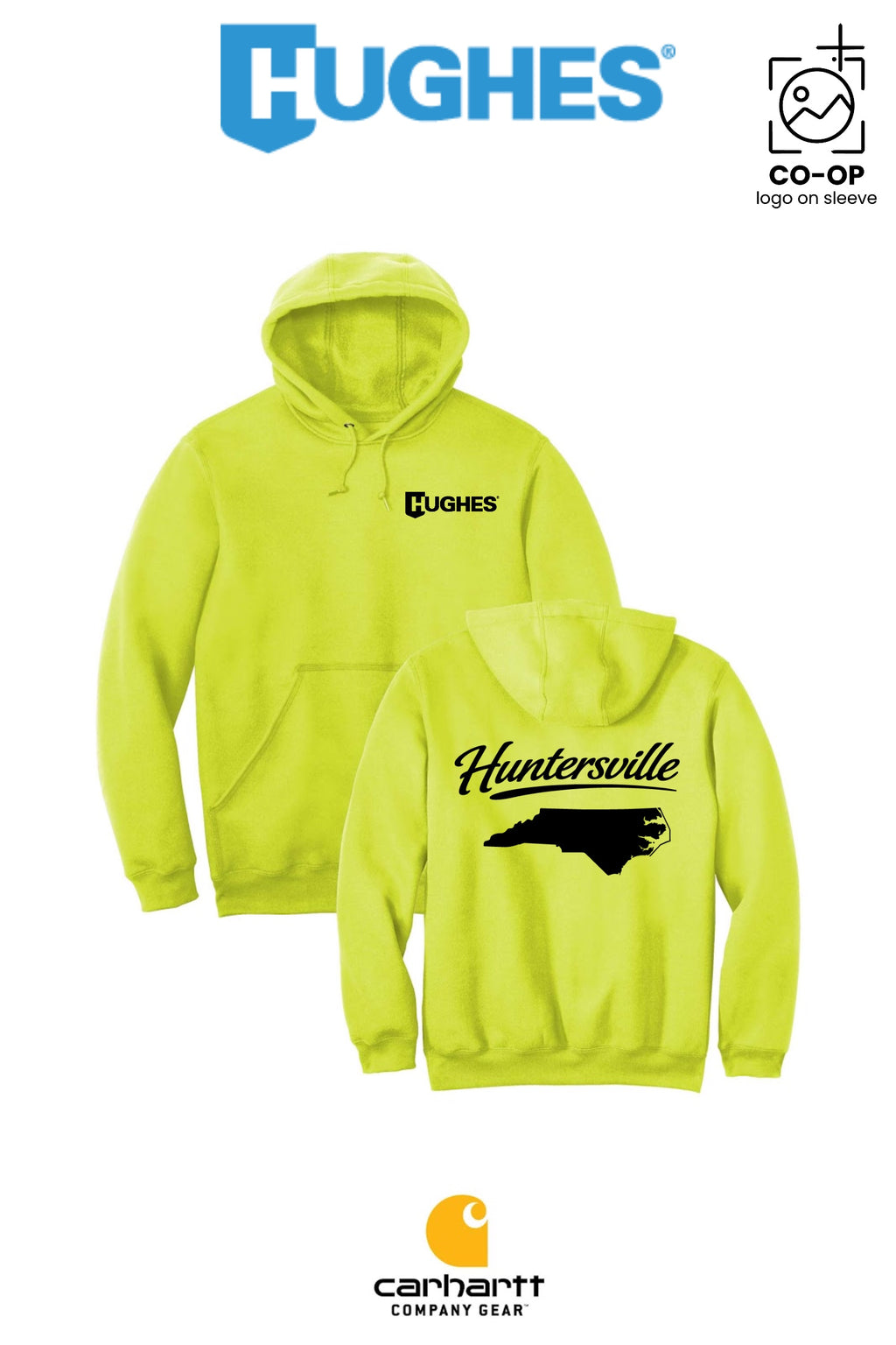 Carhartt® Midweight Hooded Sweatshirt - HUGHES SUPPLY - HUNTERSVILLE