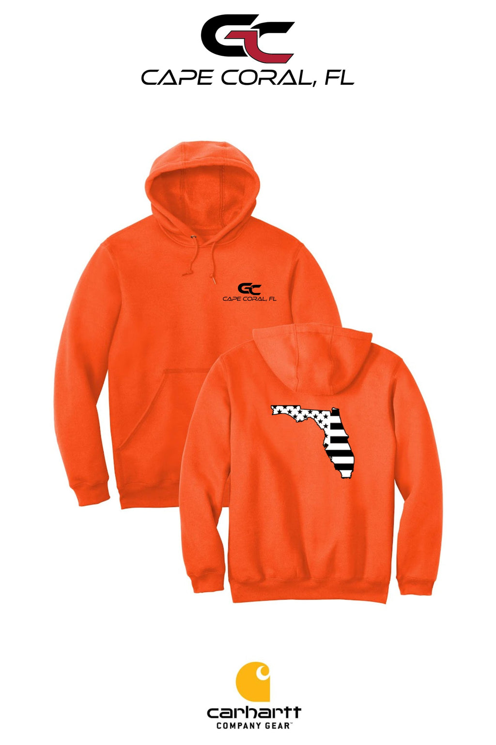 Carhartt® Midweight Hooded Sweatshirt - GORMAN CO - CAPE CORAL