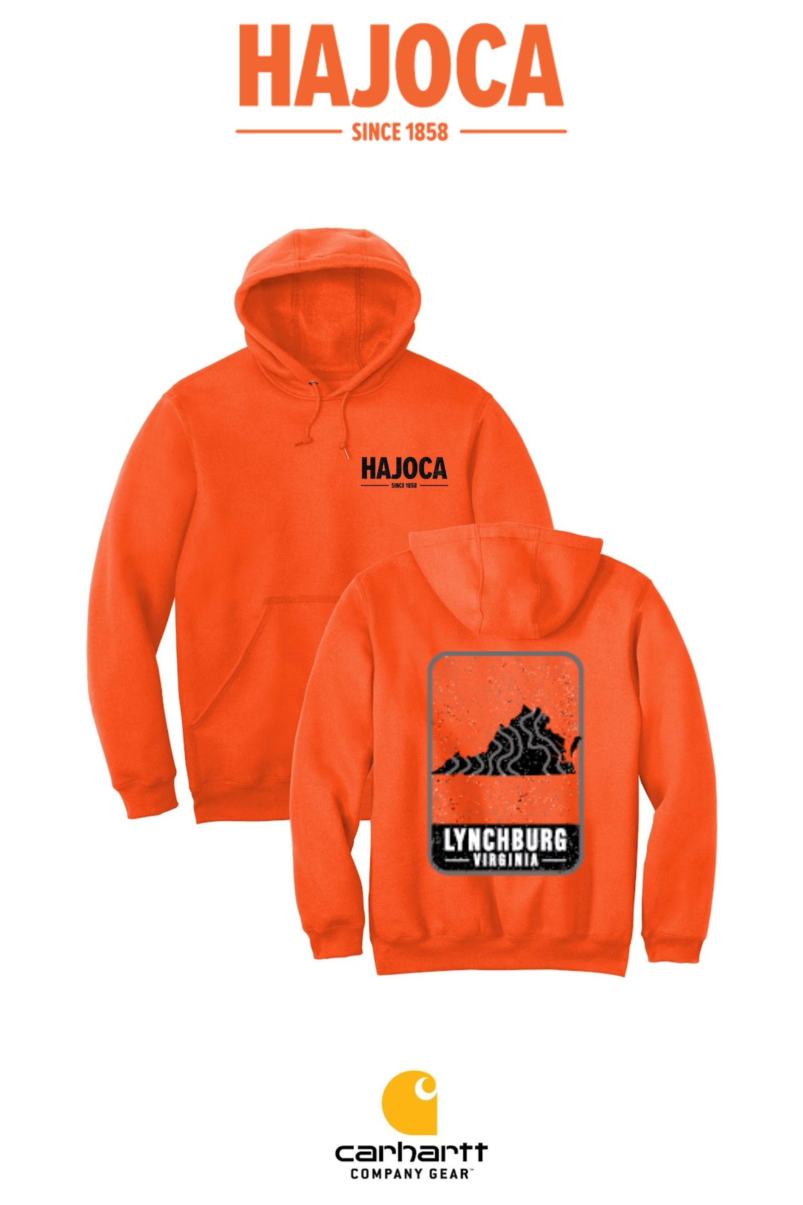 Carhartt® Midweight Hooded Sweatshirt - HAJOCA - LYNCHBURG