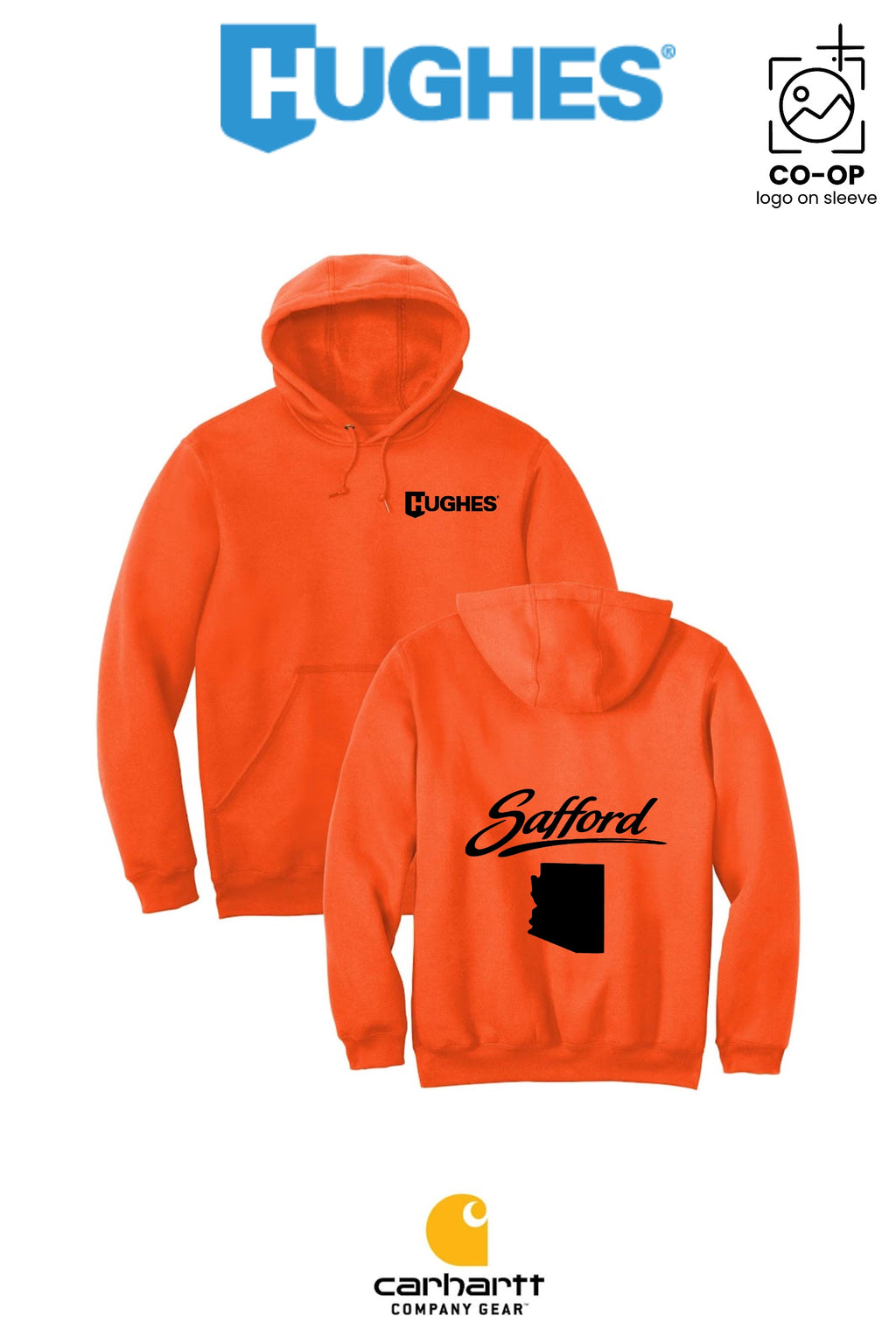 Carhartt® Midweight Hooded Sweatshirt - HUGHES SUPPLY - SAFFORD