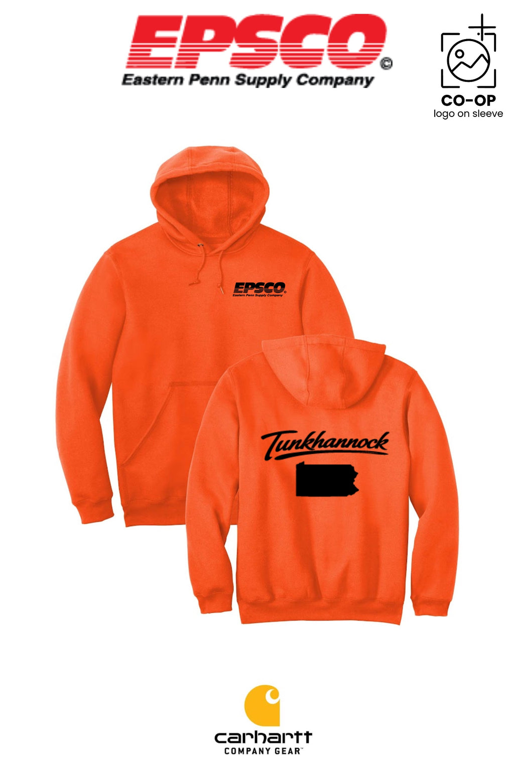 Carhartt® Midweight Hooded Sweatshirt - EPSCO - TUNKHANNOCK