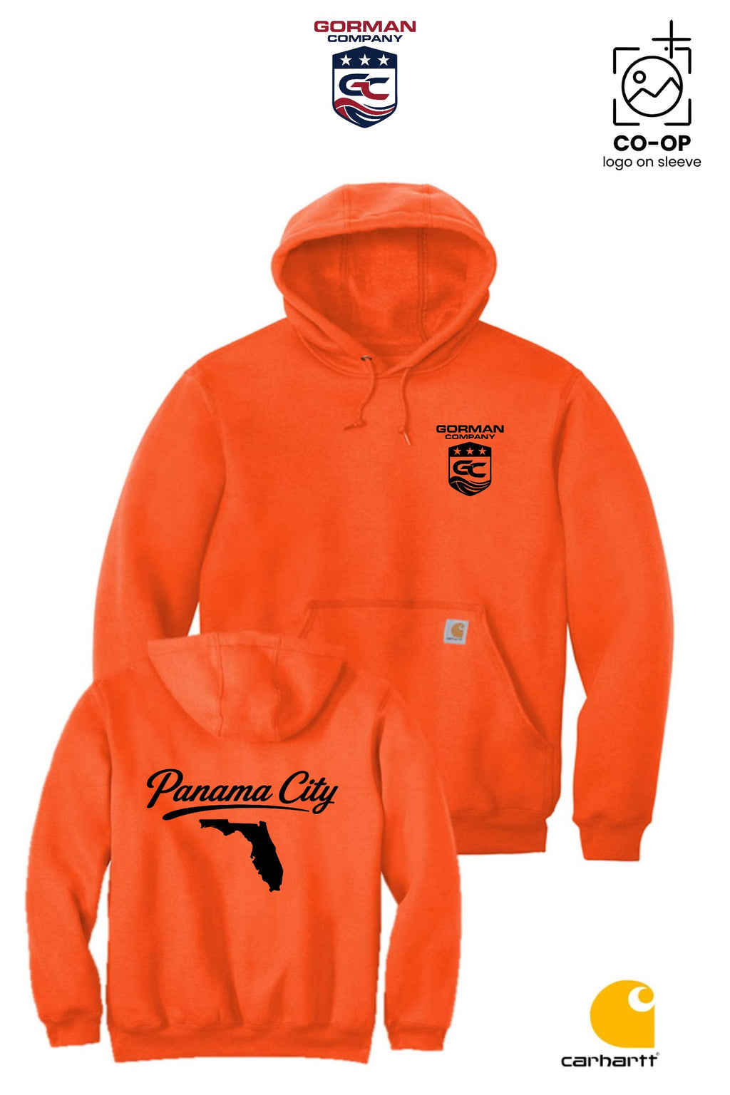 Carhartt® Midweight Hooded Sweatshirt - GORMAN CO - PANAMA CITY