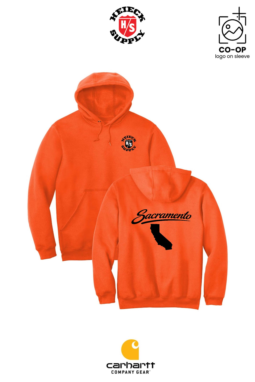 Carhartt® Midweight Hooded Sweatshirt - HEIECK SUPPLY - SACRAMENTO