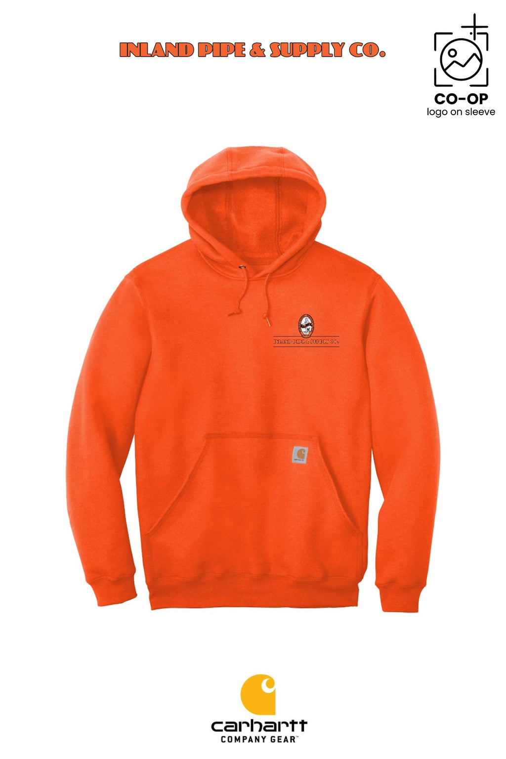 Carhartt® Midweight Hooded Sweatshirt - INLAND PIPE AND SUPPLY
