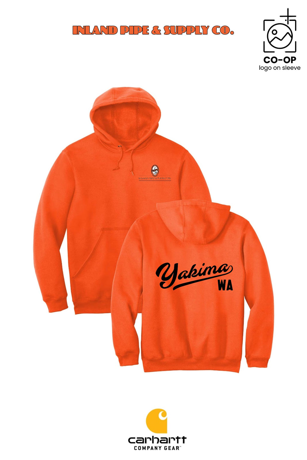Carhartt® Midweight Hooded Sweatshirt - INLAND PIPE AND SUPPLY - YAKIMA