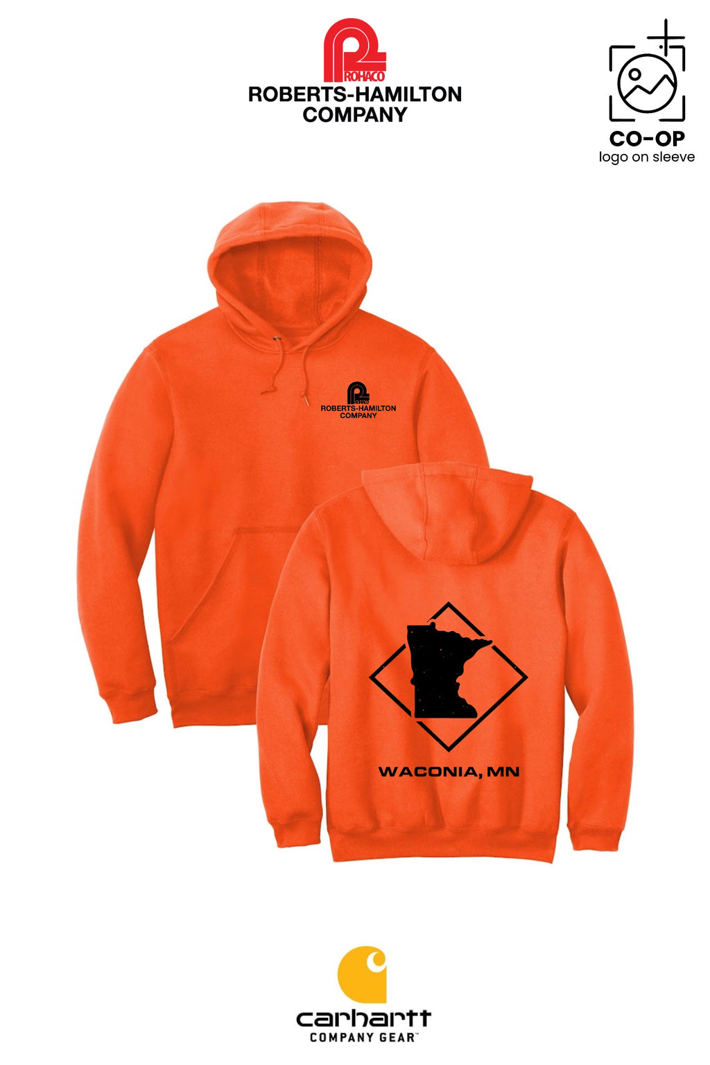 Carhartt® Midweight Hooded Sweatshirt - ROBERTS-HAMILTON - WACONIA