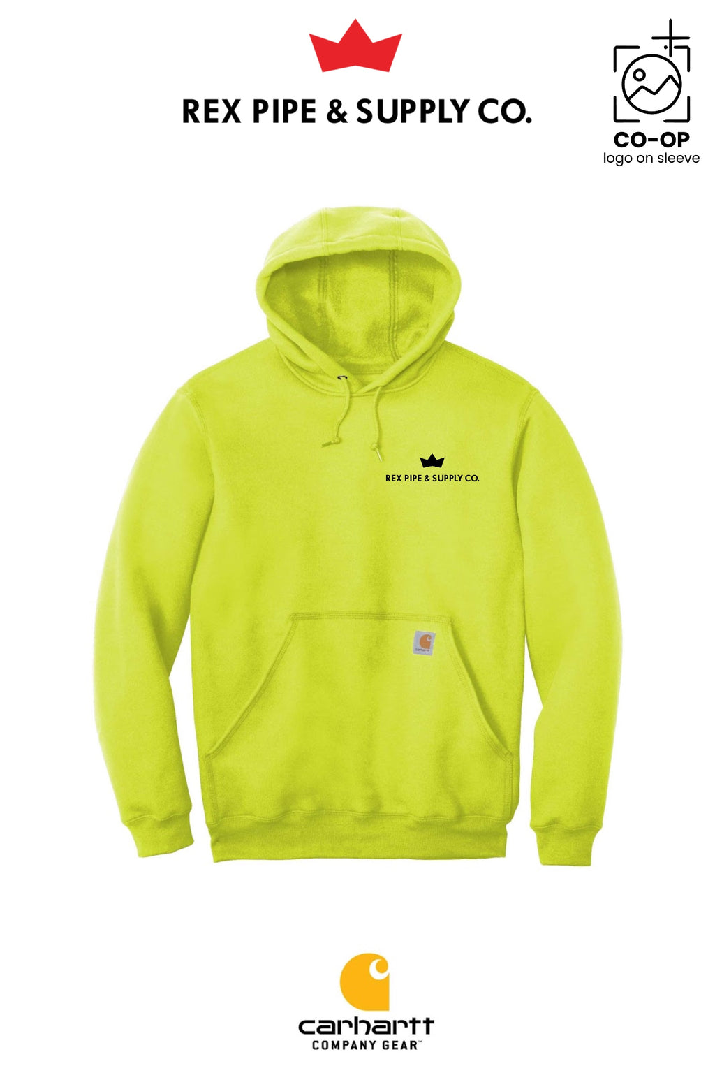 Carhartt® Midweight Hooded Sweatshirt - REX PIPE AND SUPPLY