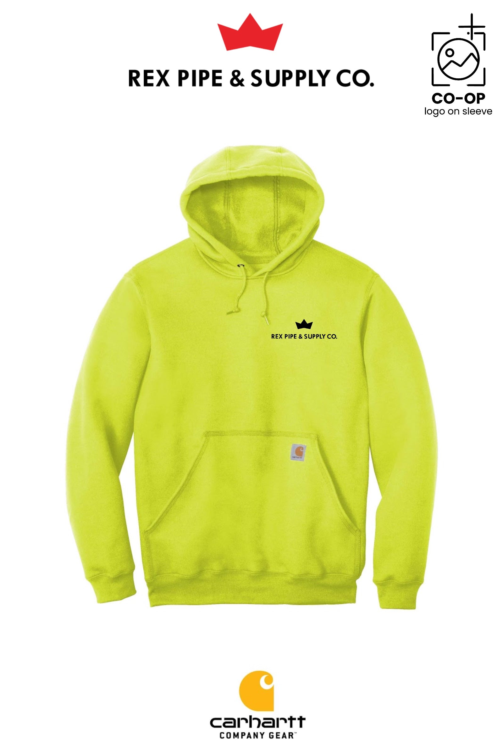 Carhartt® Midweight Hooded Sweatshirt - REX PIPE AND SUPPLY
