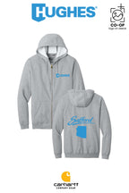 Carhartt® Midweight Hooded Zip-Front Sweatshirt - HUGHES SUPPLY - SAFFORD