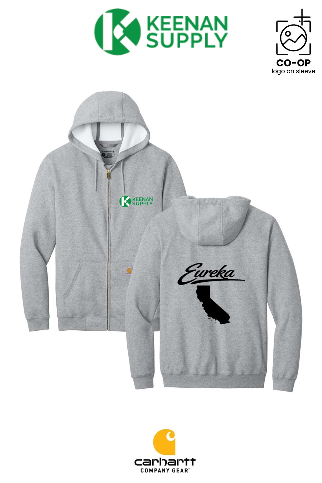 Carhartt® Midweight Hooded Zip-Front Sweatshirt - KEENAN SUPPLY - EUREKA