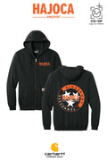 Carhartt® Midweight Hooded Zip-Front Sweatshirt - HAJOCA - KINGSPORT (Back Print)