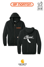 Carhartt® Midweight Hooded Zip-Front Sweatshirt - G P NORTON - MERCED