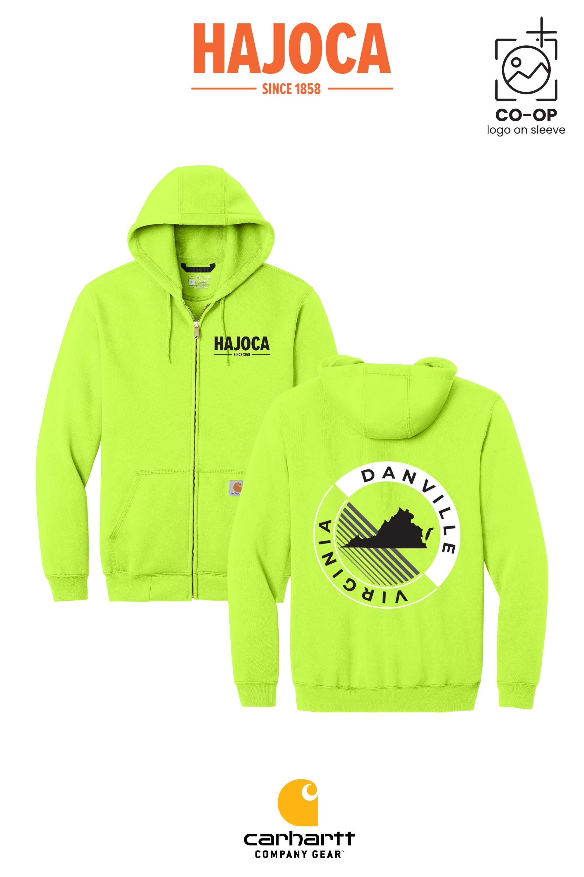 Carhartt® Midweight Hooded Zip-Front Sweatshirt - HAJOCA - DANVILLE