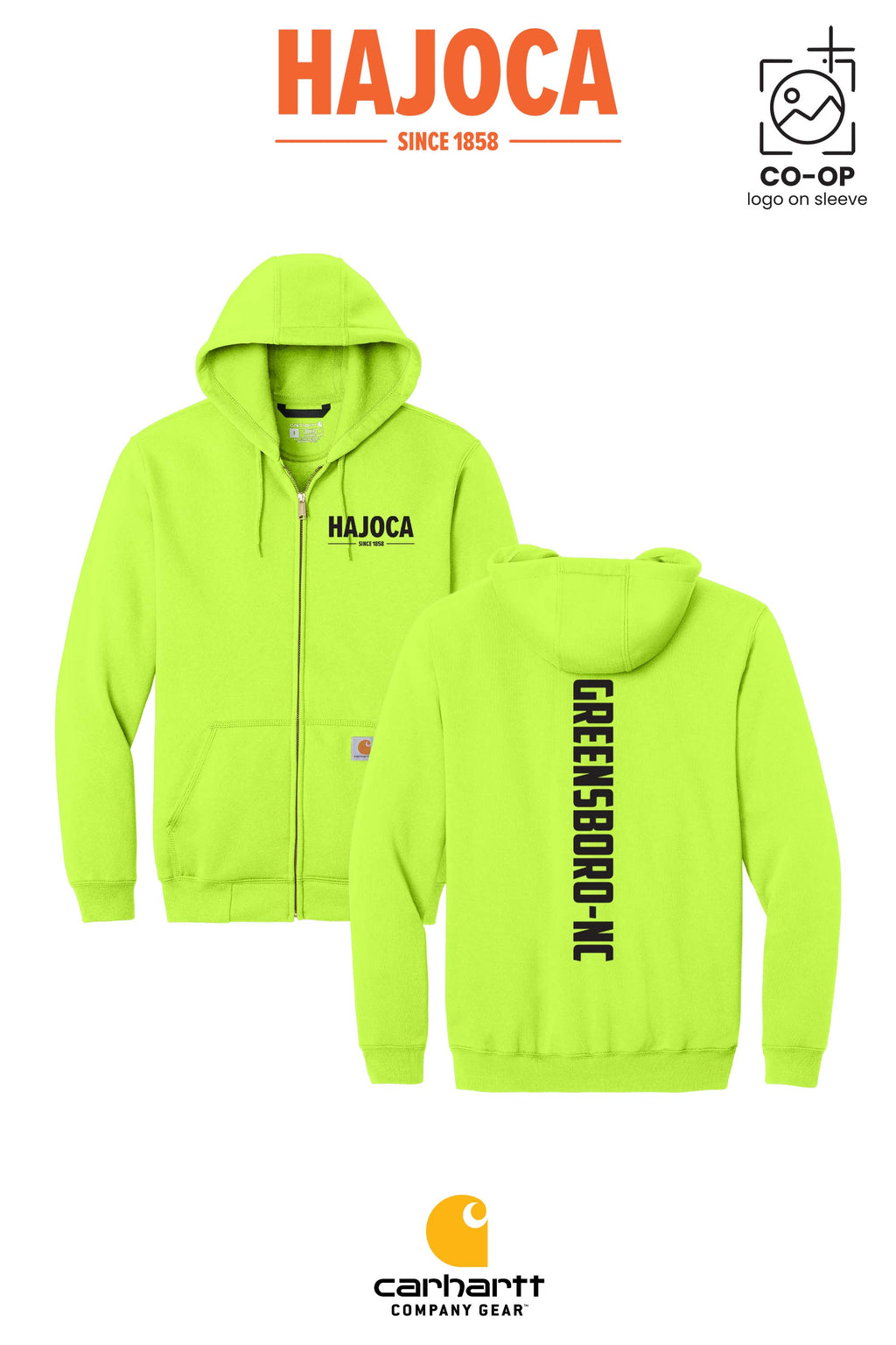Carhartt® Midweight Hooded Zip-Front Sweatshirt - HAJOCA - GREENSBORO