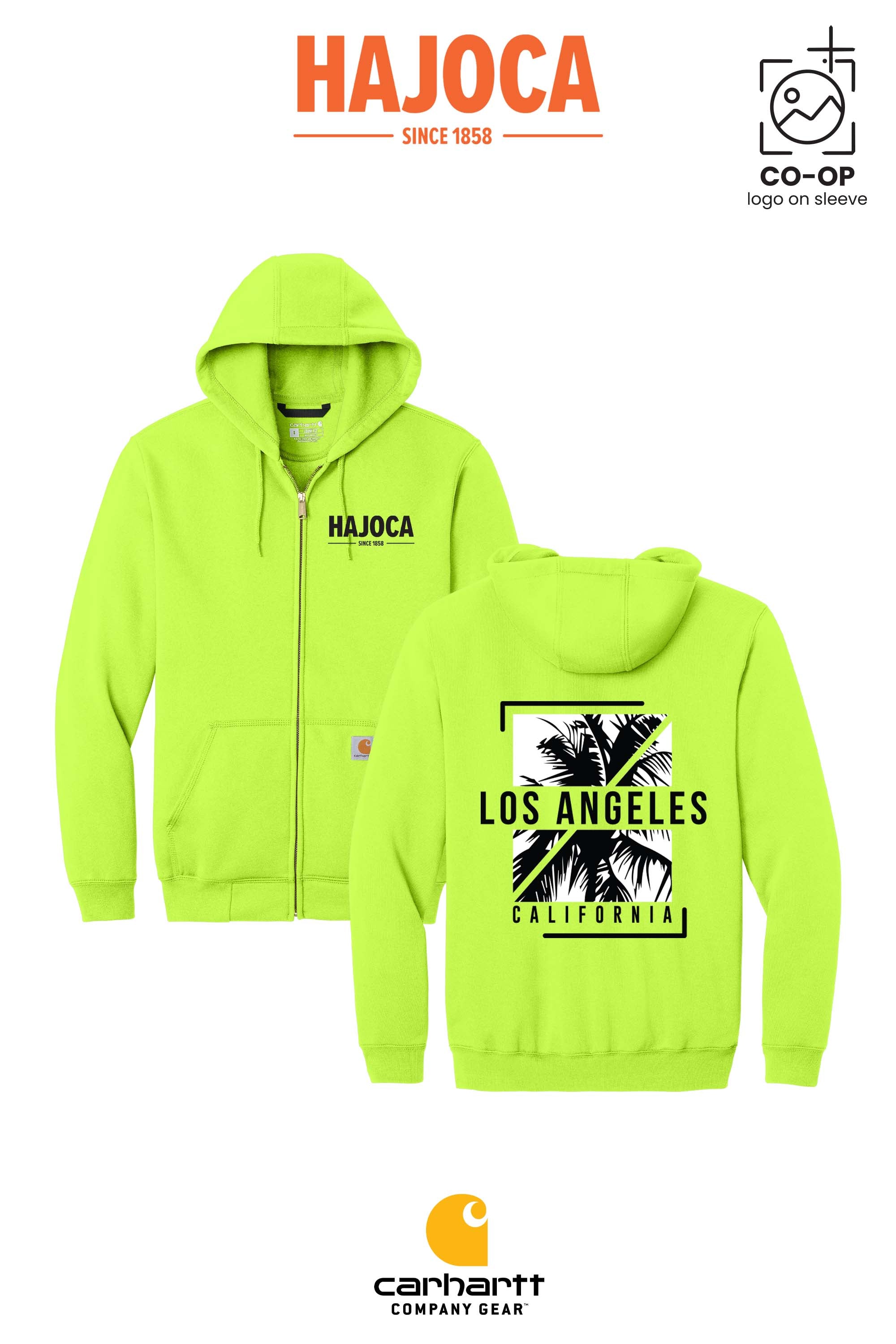 Carhartt® Midweight Hooded Zip-Front Sweatshirt - HAJOCA - LOS ANGELES