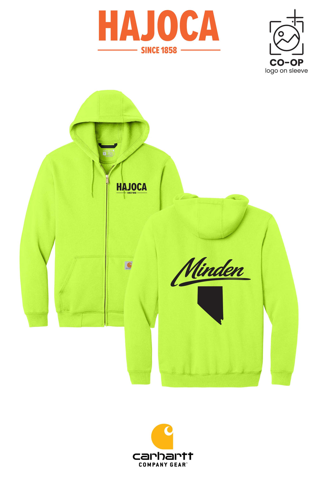 Carhartt® Midweight Hooded Zip-Front Sweatshirt - HAJOCA - MINDEN