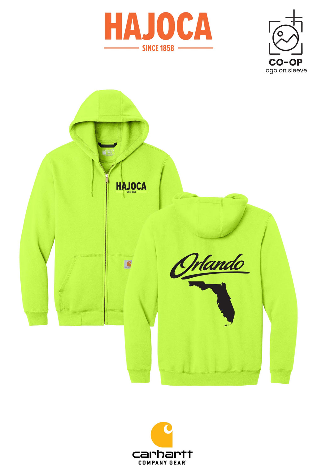 Carhartt® Midweight Hooded Zip-Front Sweatshirt - HAJOCA - ORLANDO