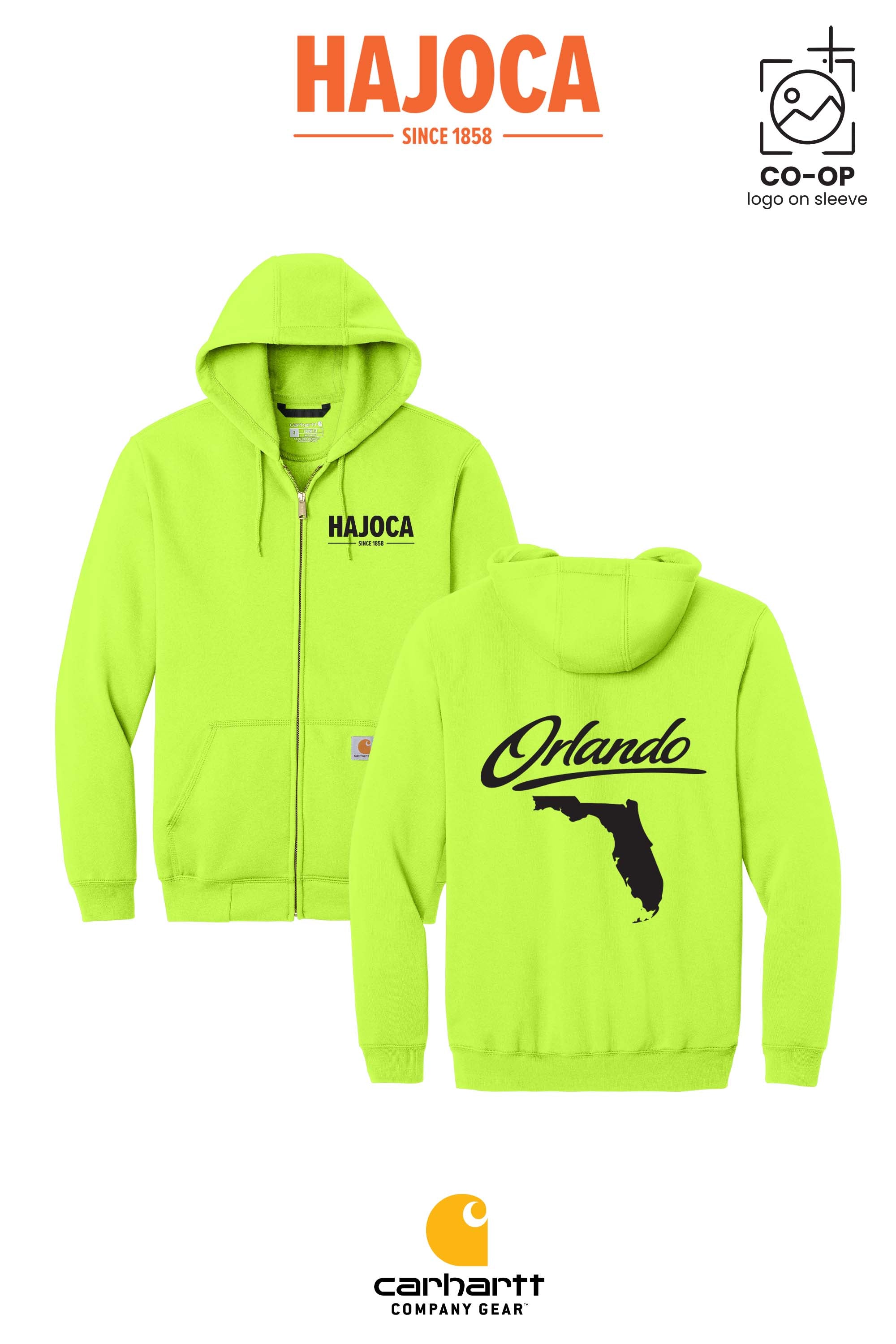 Carhartt® Midweight Hooded Zip-Front Sweatshirt - HAJOCA - ORLANDO
