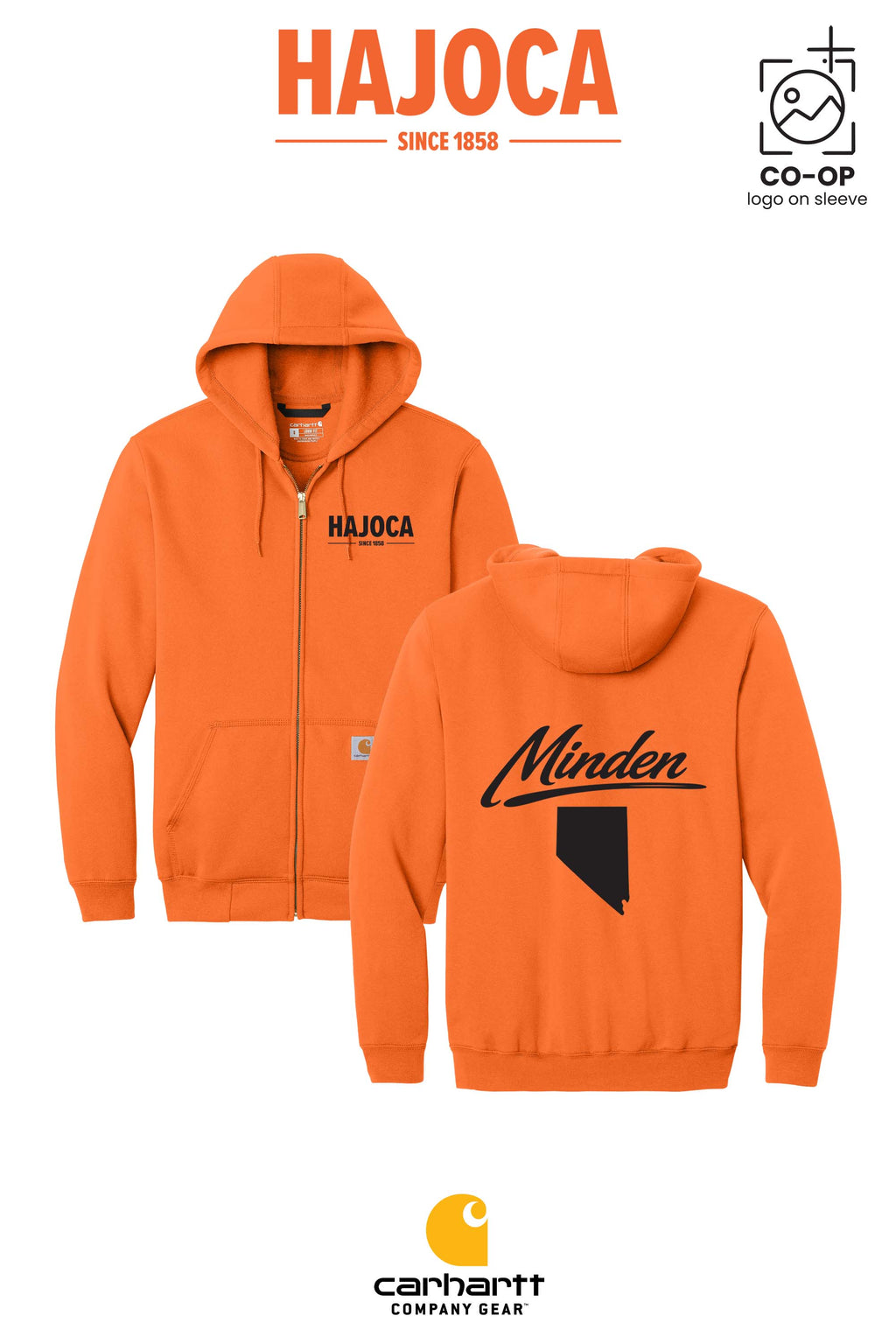 Carhartt® Midweight Hooded Zip-Front Sweatshirt - HAJOCA - MINDEN