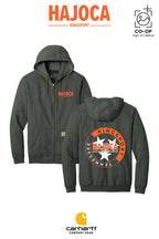 Carhartt® Midweight Hooded Zip-Front Sweatshirt - HAJOCA - KINGSPORT (Back Print)