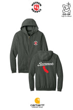 Carhartt® Midweight Hooded Zip-Front Sweatshirt - HEIECK SUPPLY - SACRAMENTO
