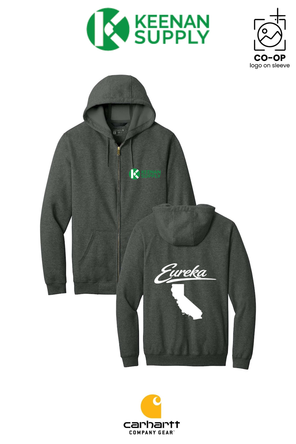 Carhartt® Midweight Hooded Zip-Front Sweatshirt - KEENAN SUPPLY - EUREKA