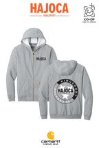 Carhartt® Midweight Hooded Zip-Front Sweatshirt - HAJOCA - KINGSPORT (Back Print)