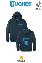 Carhartt® Midweight Hooded Zip-Front Sweatshirt - HUGHES SUPPLY - SAFFORD