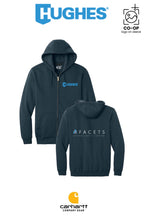 Carhartt® Midweight Hooded Zip-Front Sweatshirt - HUGHES SUPPLY - HUNTERSVILLE