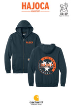 Carhartt® Midweight Hooded Zip-Front Sweatshirt - HAJOCA - KINGSPORT (Back Print)