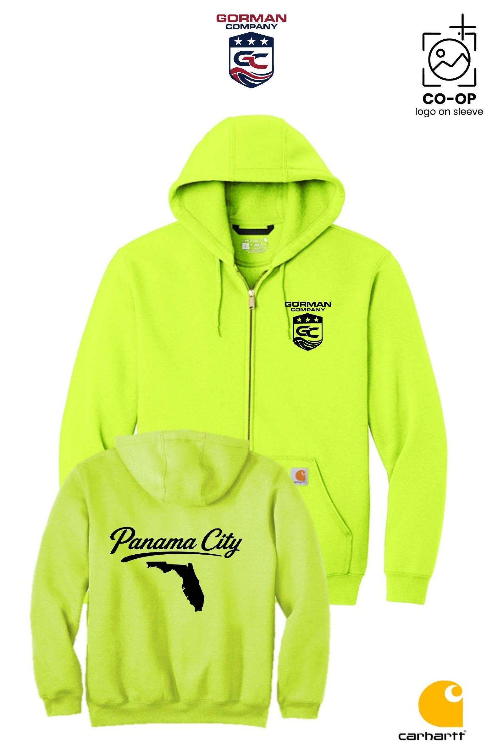 Carhartt® Midweight Hooded Zip-Front Sweatshirt - GORMAN CO - PANAMA CITY