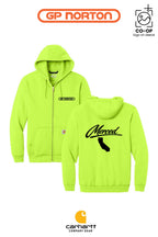 Carhartt® Midweight Hooded Zip-Front Sweatshirt - G P NORTON - MERCED