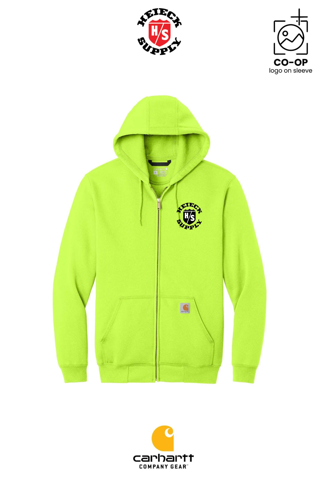 Carhartt® Midweight Hooded Zip-Front Sweatshirt - HEIECK SUPPLY
