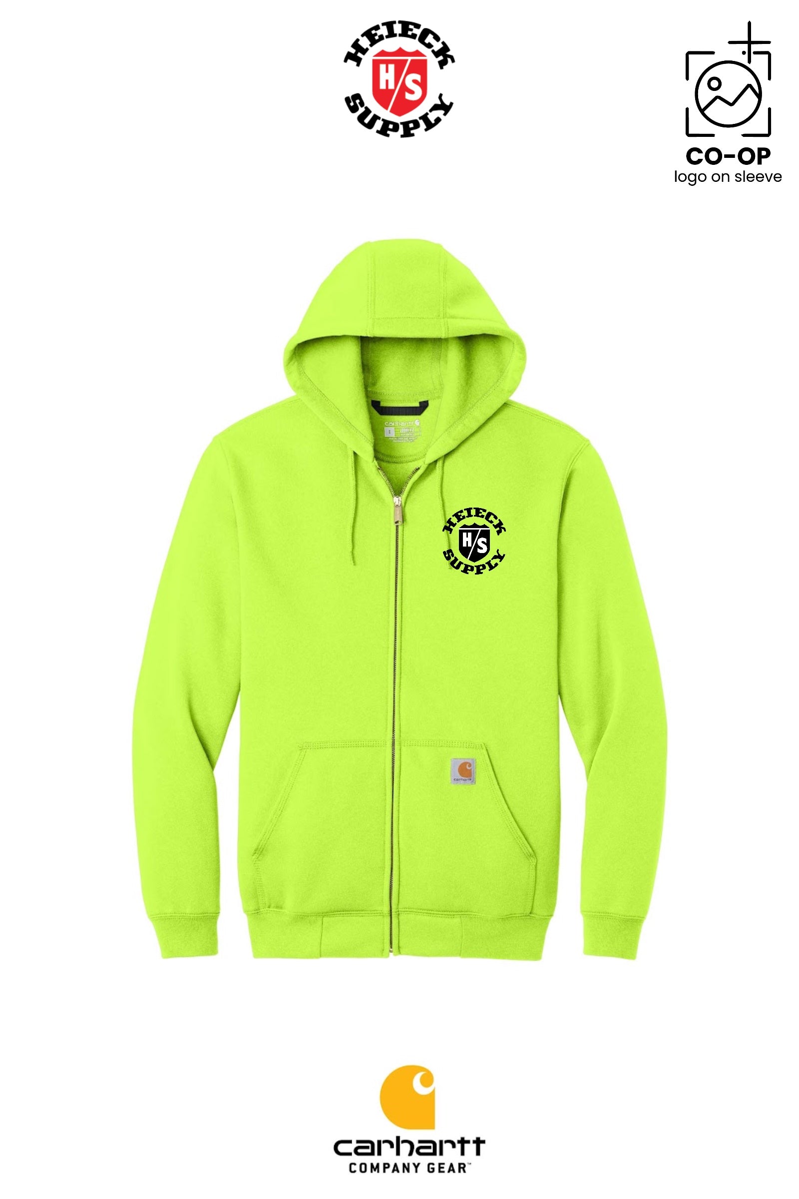 Carhartt® Midweight Hooded Zip-Front Sweatshirt - HEIECK SUPPLY