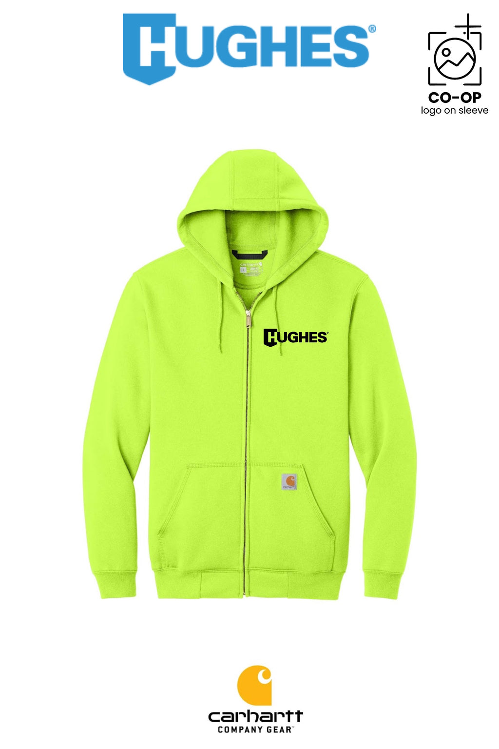 Carhartt® Midweight Hooded Zip-Front Sweatshirt - HUGHES SUPPLY